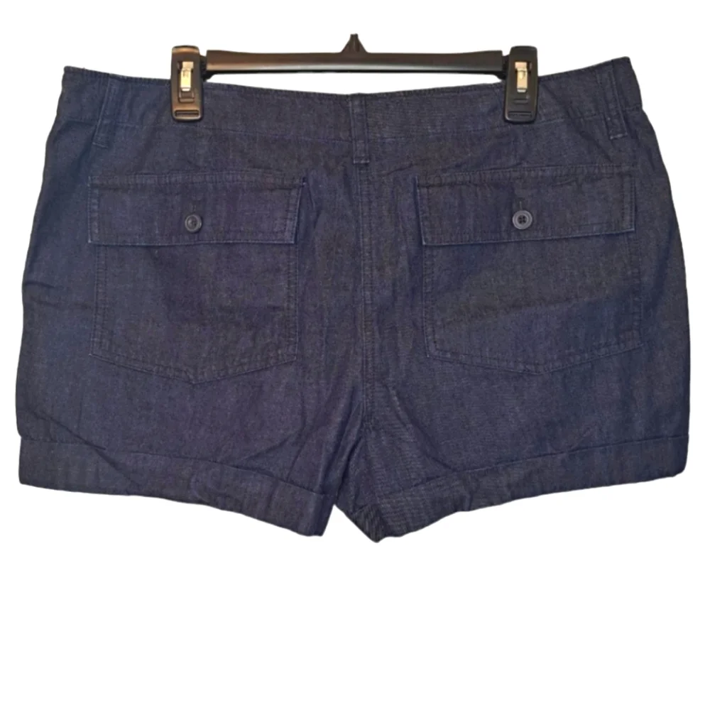 NEW Loft Dark Wash Shorts Size 12